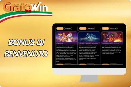 Bonus di Benvenuto Gratowin
