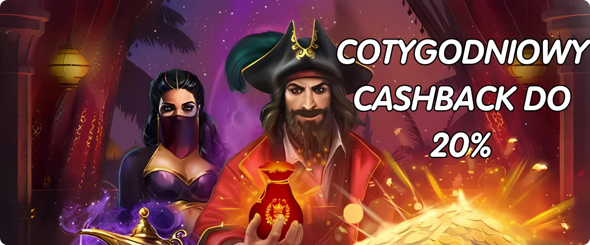 Cotygodniowy cashback 20%