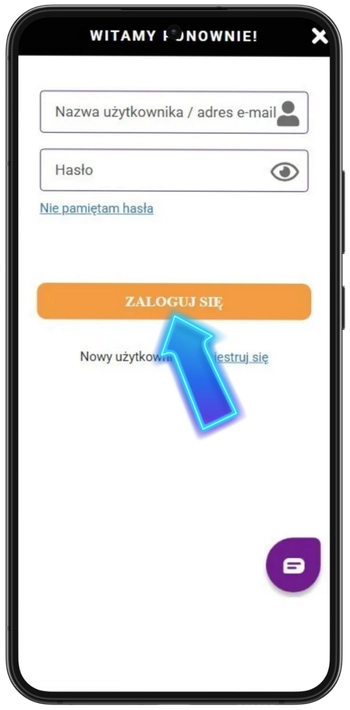 Zaloguj się i wpłać depozyt w Gratowin